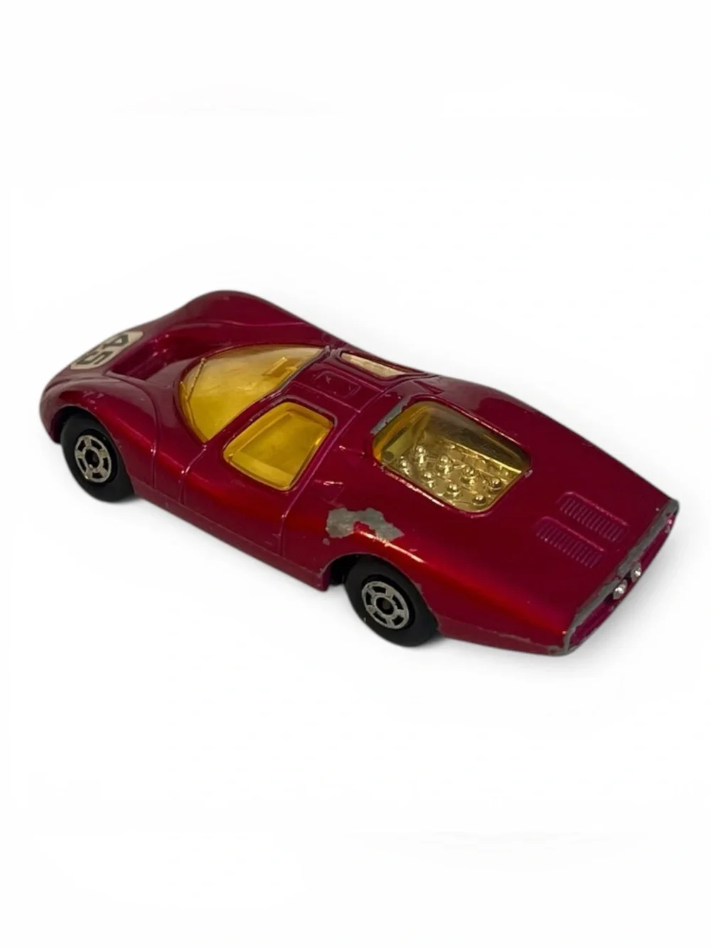 Vintage Matchbox Lesney No.45 Ford Group 6 Rare Red Diecast Race Car